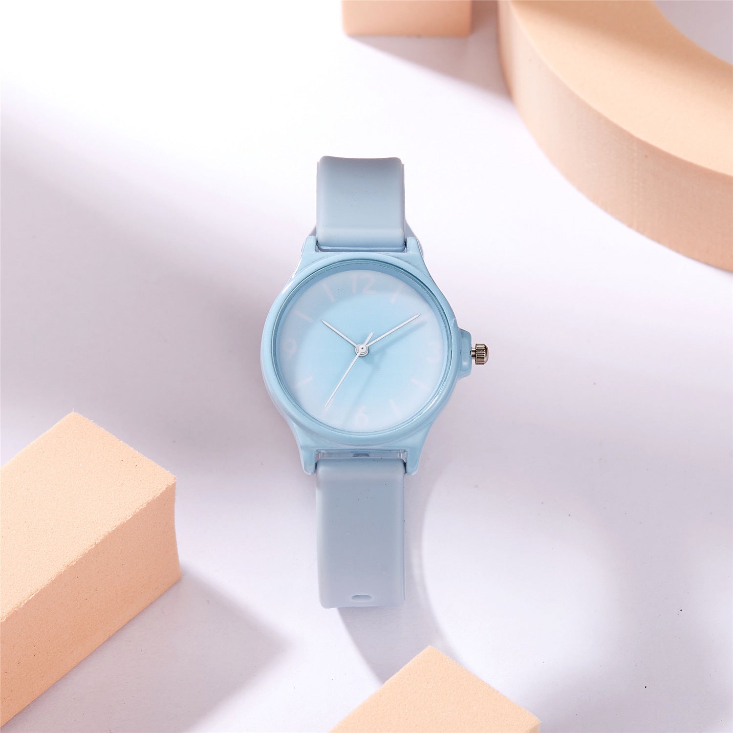 Reloj femenino de silicona en acabado mate