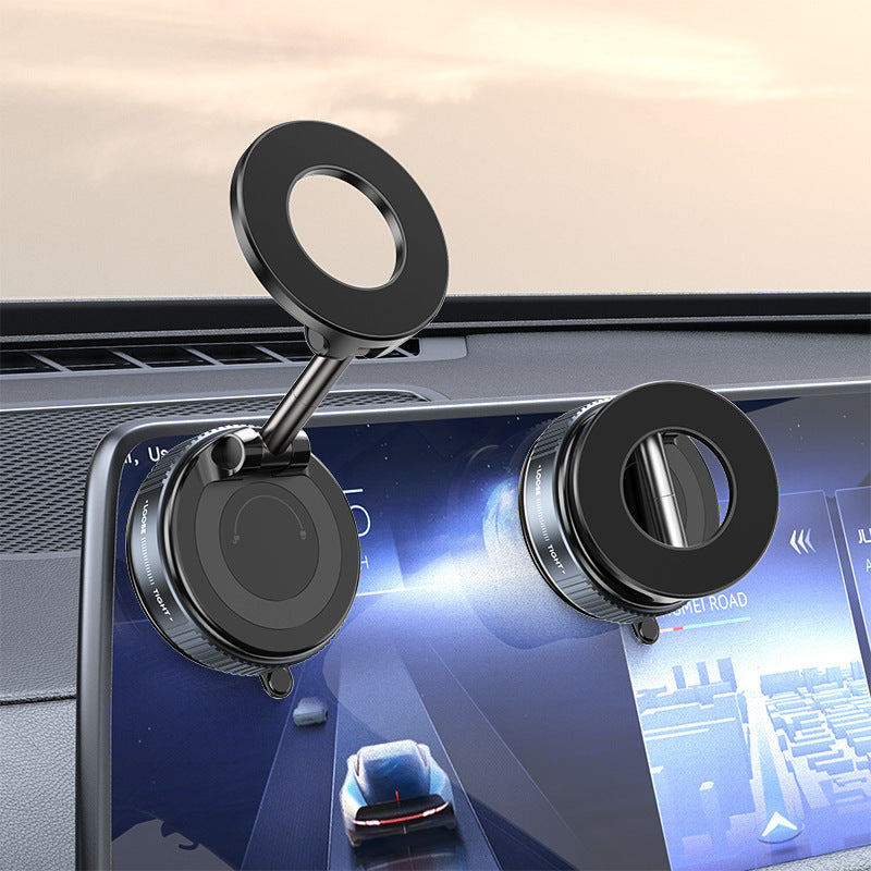 Magnetic Car Phone Holder with 360° Rotation and Adjustable Foldable Design