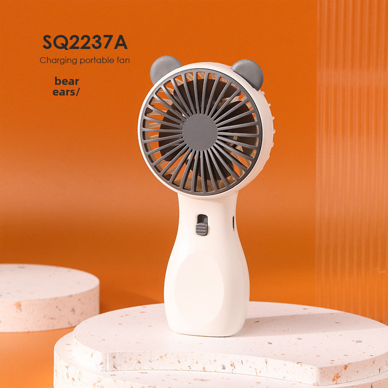 Ventilador portátil silencioso USB recargable con luz: mini ventilador de bolsillo de fábrica