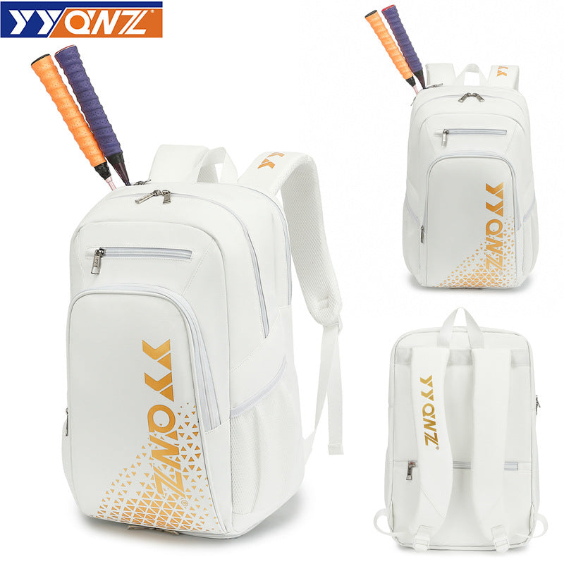 Mochila de Bádminton Unisex – Bolsa de Hombro para 3 Raquetas con Compartimentos Funcionales