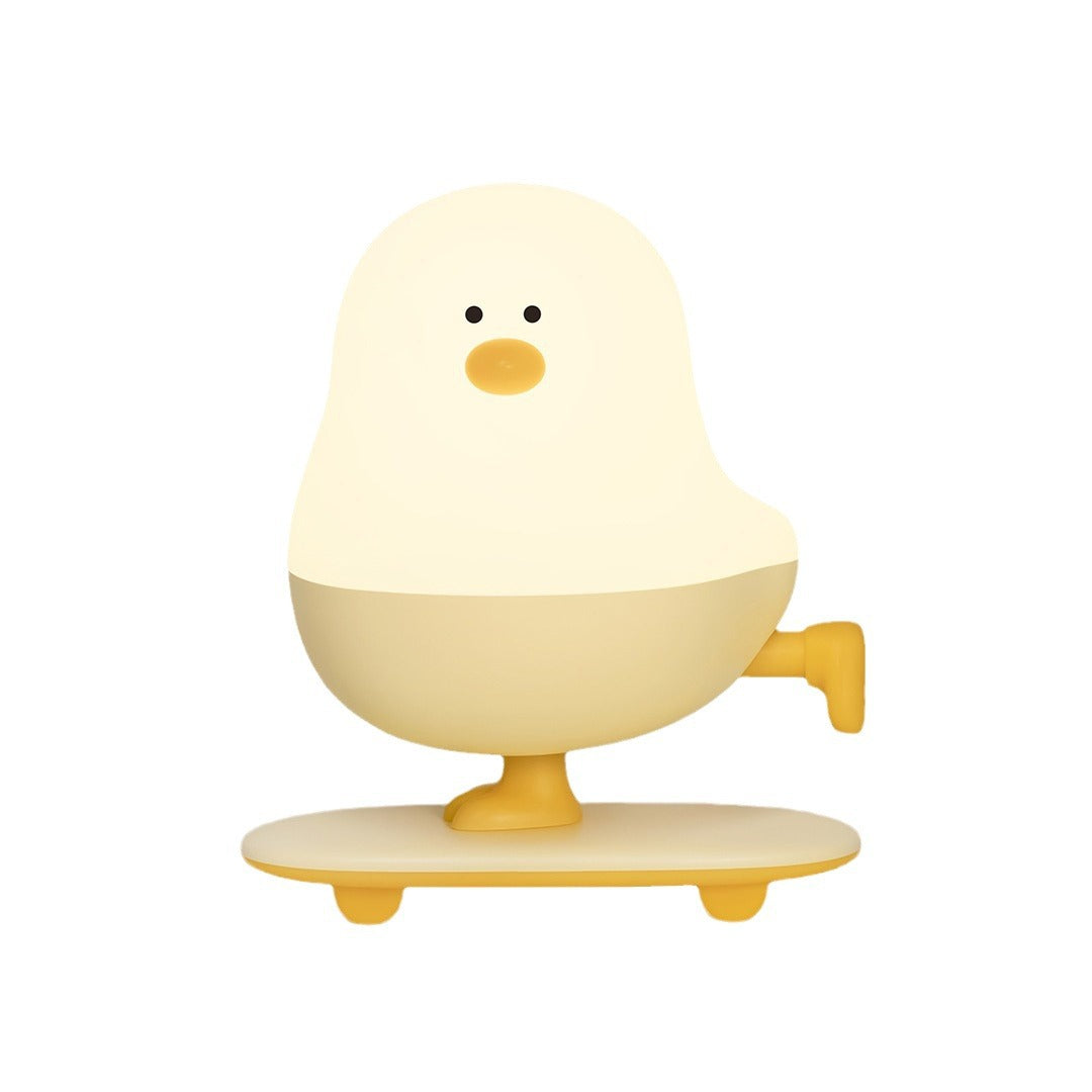 Lámpara Nocturna Creativa: Lámpara de Pollo Linda, Lámpara de Animales, Lámpara de Cartón, Lámpara de Skate