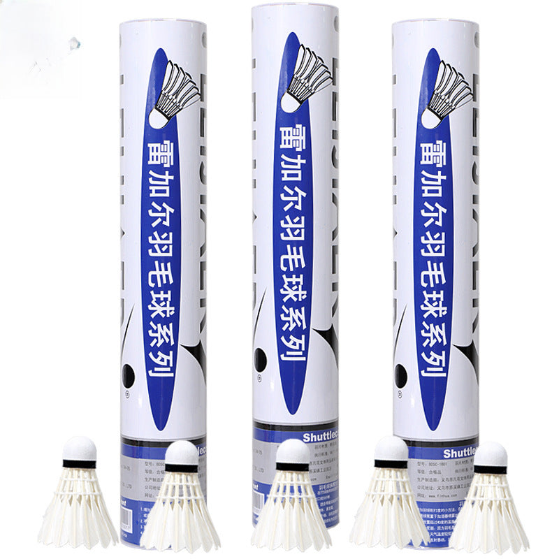 Volantes de bádminton resistentes para entrenamiento – Pack de 12 para uso recreativo