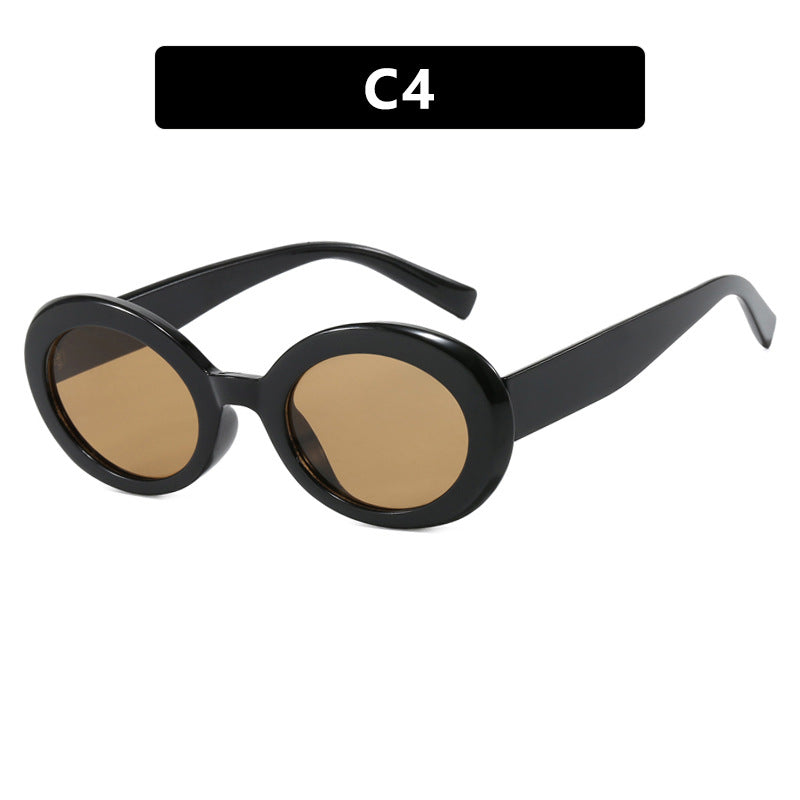 Gafas de Sol Ovaladas Modernas con Protección UV para Mujer