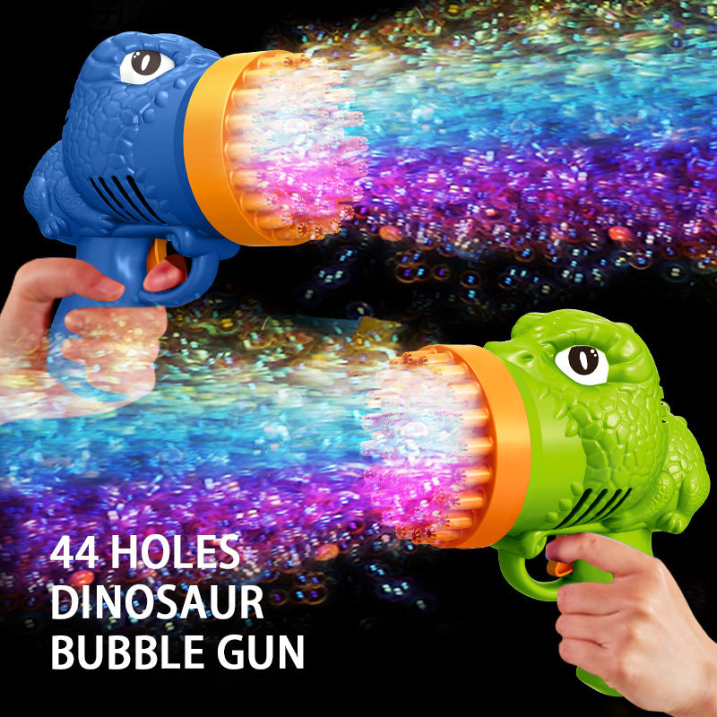 Pistola de burbujas eléctrica para niños: juguete automático con luces LED, perfecto para fiestas y juegos al aire libre