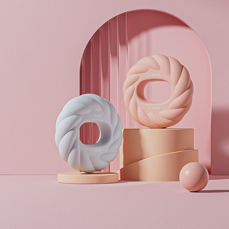 Agarre de Silicona: Anillo de Fuerza Doble para Entrenamiento y Rehabilitación de Dedos