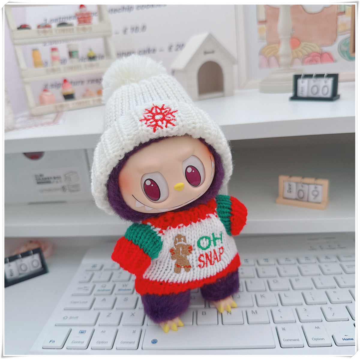 Ropa y accesorios para munecos Labubu, varios diseños divertidos (Muñeca no incluida)