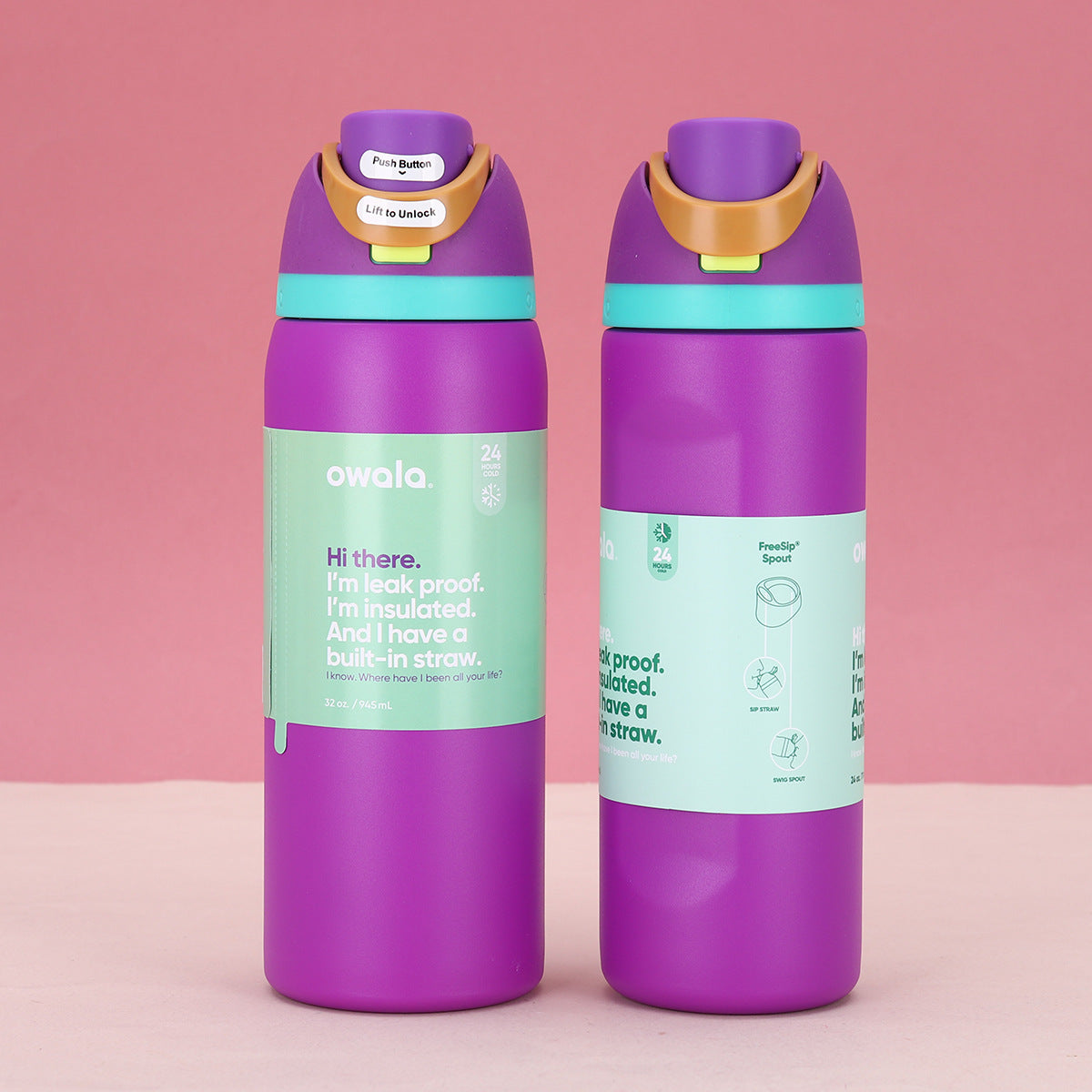 Termo Deportivo de Acero Inoxidable con Boquilla y Asa de Transporte