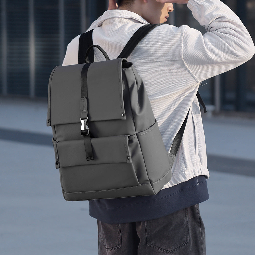 Mochila de doble hombro de nueva colección: gran capacidad, estilo casual, mochila de viaje para hombres