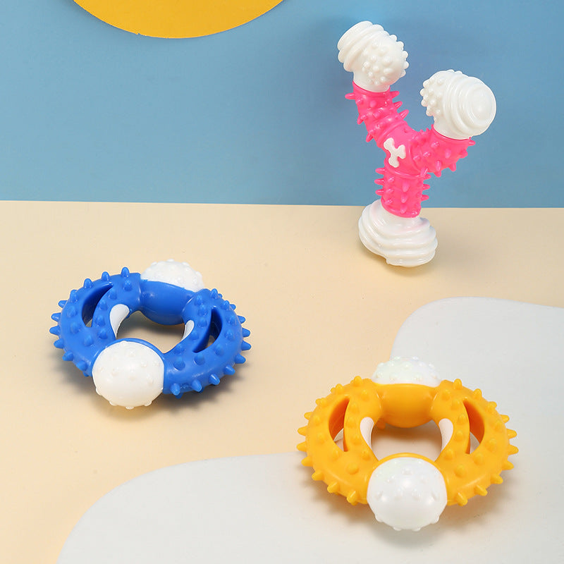 Hueso con Cobertura de Nylon: Juguete Dental para Perros, Entrenamiento y Masticación, Limpieza e Higiene Bucal