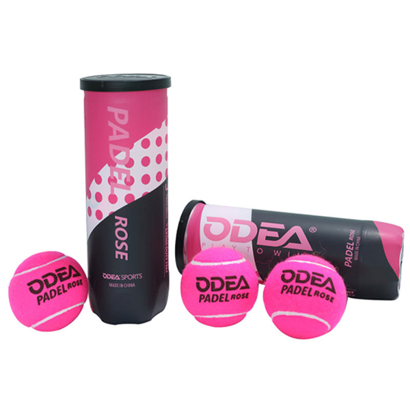 Pelotas de pádel color rosa para entrenamiento y competencia