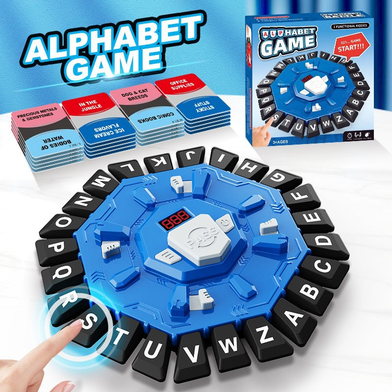 Letter Board - Educational Children's Board Game: Fast-Paced English Word Game