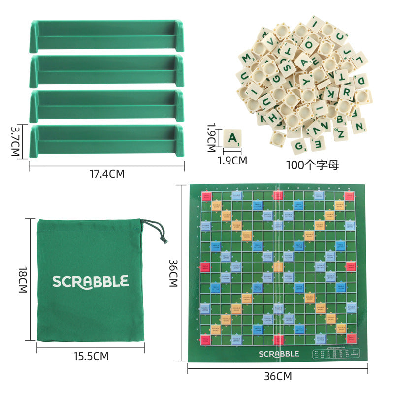 Scrabble Infantil en Inglés | Juego de Mesa con Letras y Palabras