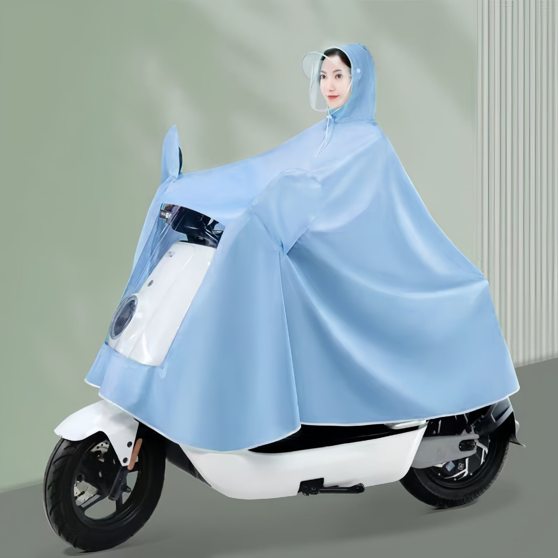 Impermeable para Bicicleta Eléctrica o Motocicleta a Prueba de Lluvia y Viento