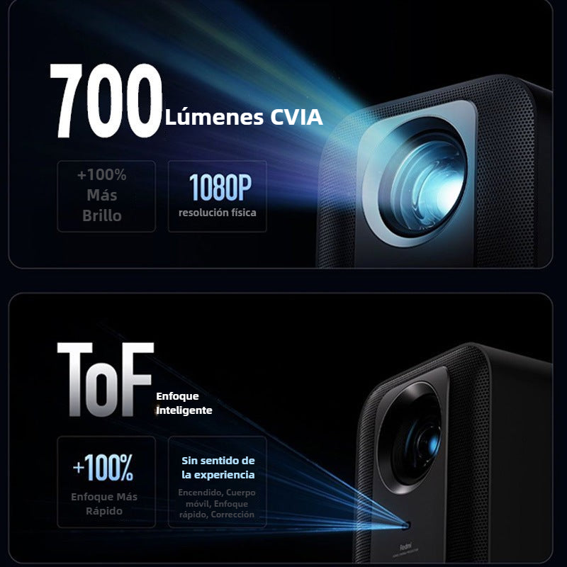 4K Home Cinema Projector with WiFi 5G: Auto-Focus for Day and Night