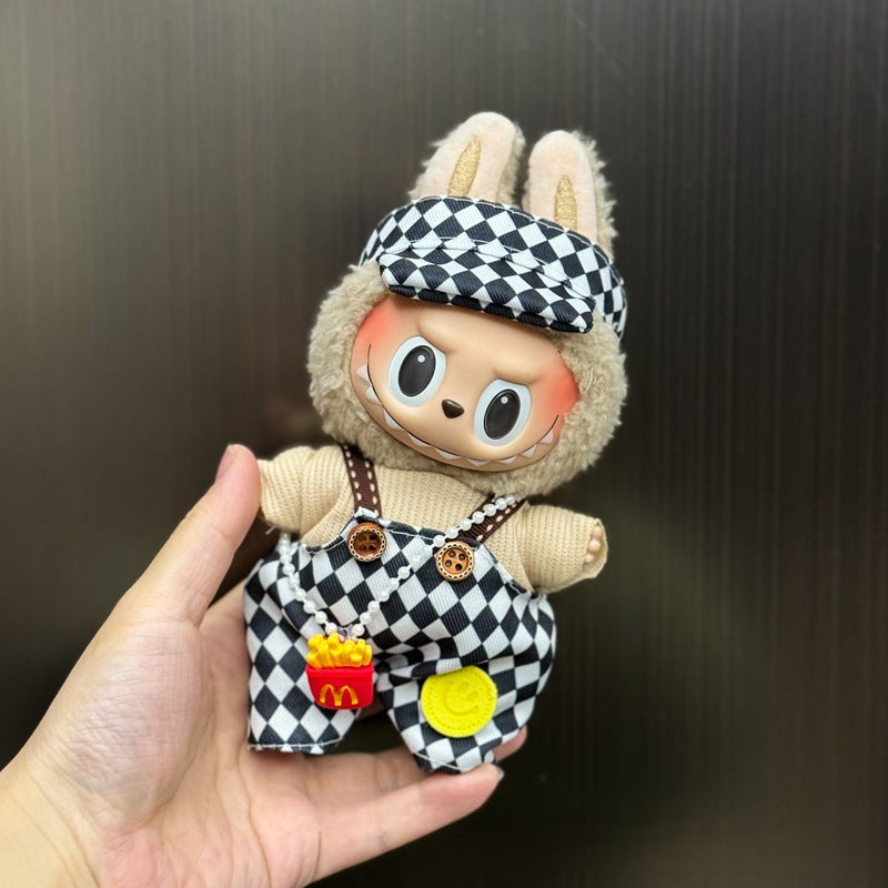 Disfraz Tierno para Muñeca Labubu 17 cm – Accesorios para Personalizar (Muñeca No Incluida)