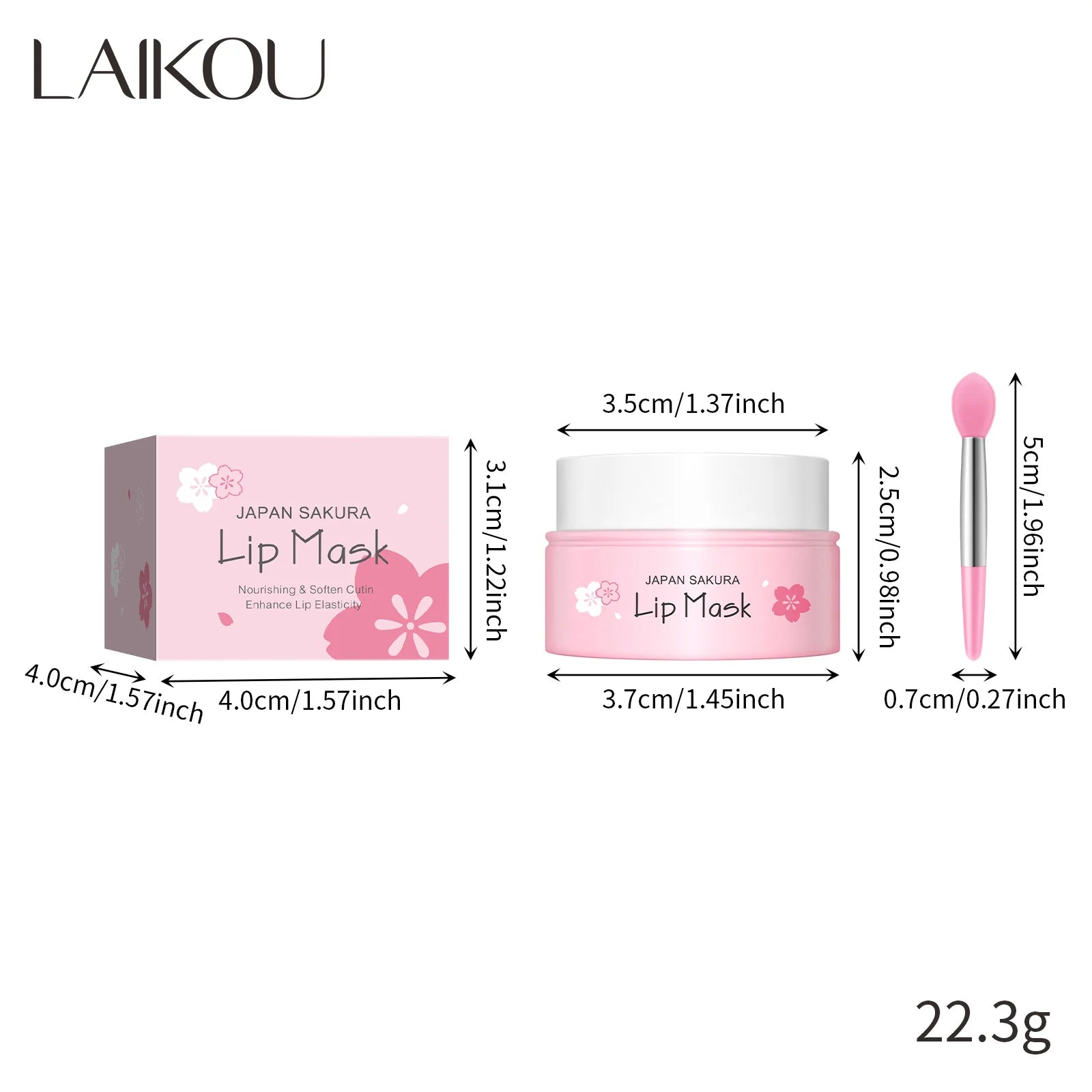 LaiKou Lip Mask de Cereza 8g: Hidratación y Cuidado Intensivo de los Labios