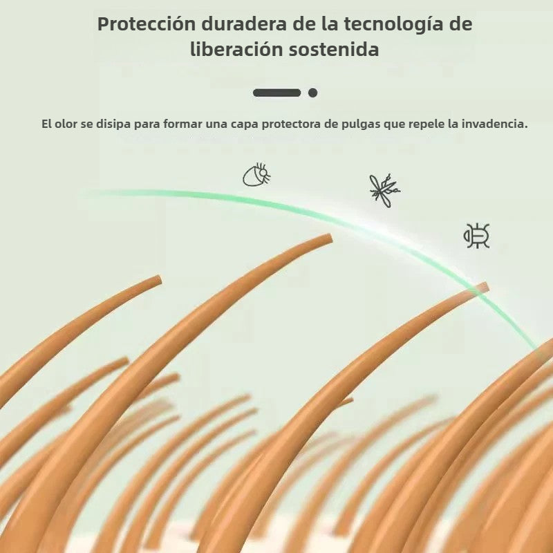 Collar antipulgas y antigarrapatas para perros y gatos – Natural, seguro y con aceites esenciales