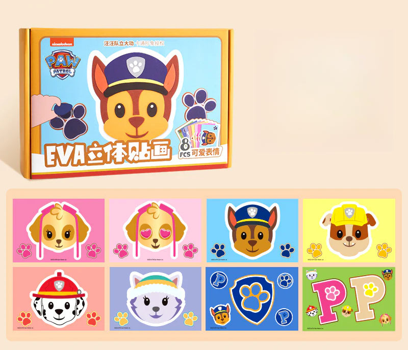 Kit De Manualidades Infantiles Con Pegatinas Educativas