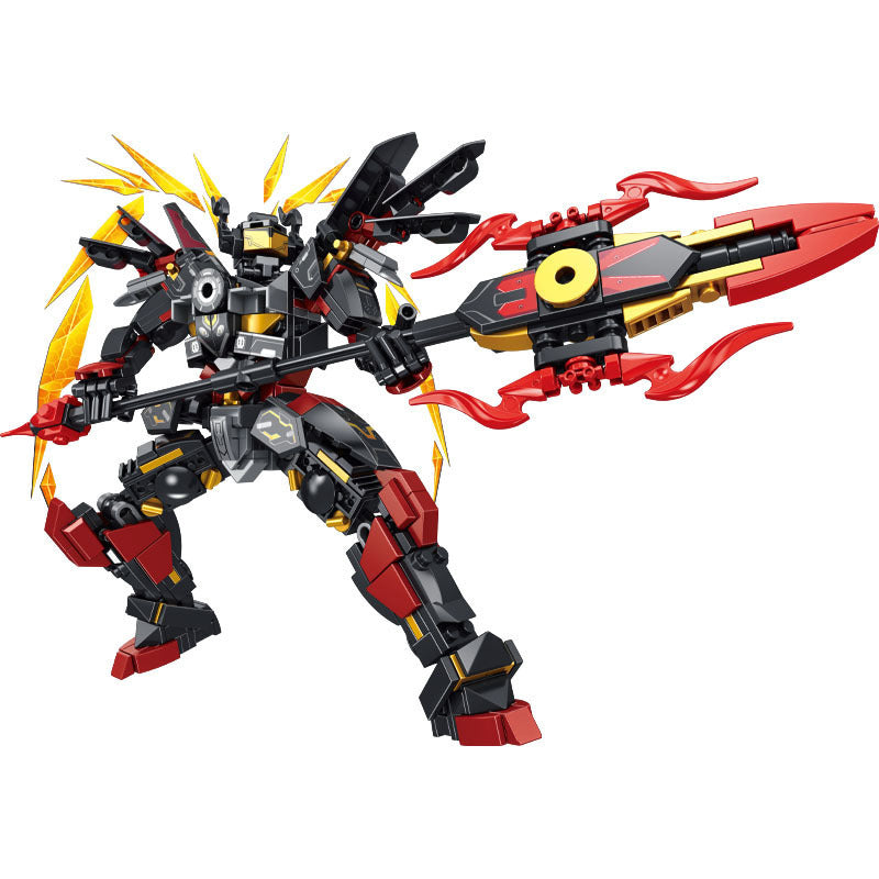 Bloques de Construcción Infantiles con Diseños de Robots, Coches y Más