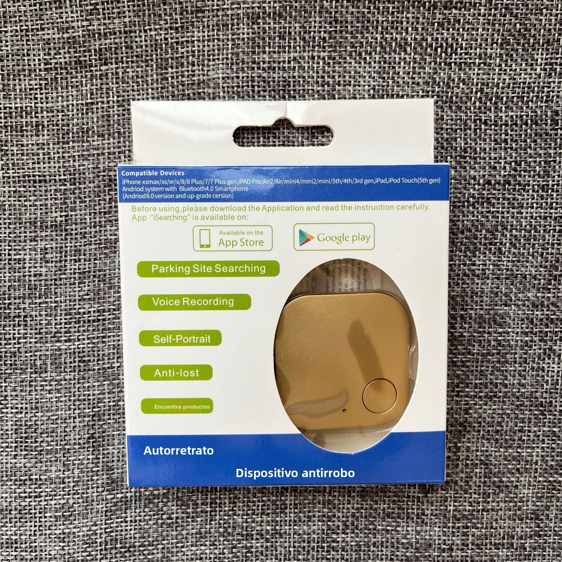 Square Bluetooth Tracker for Keys and Pets: Smart Bidirectional Alert
