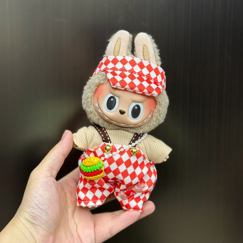 Disfraz Tierno para Muñeca Labubu 17 cm – Accesorios para Personalizar (Muñeca No Incluida)