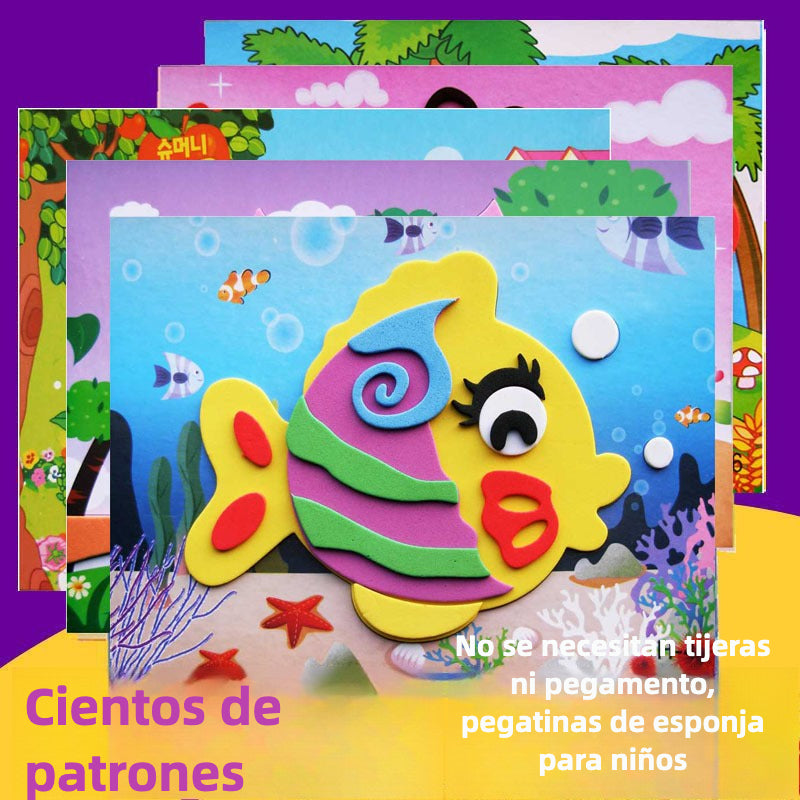 Manualidades para niños con material foam EVA