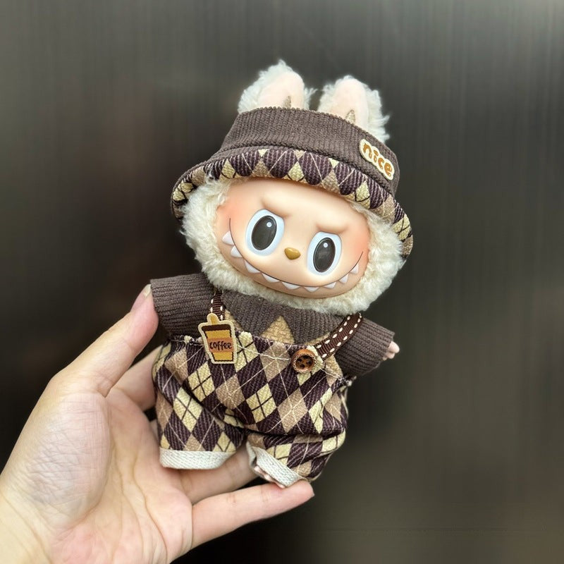 Ropa de Invierno para Muñecas Labubu de 17cm – Sets Calientitos y Adorables (Muñeca no incluida)