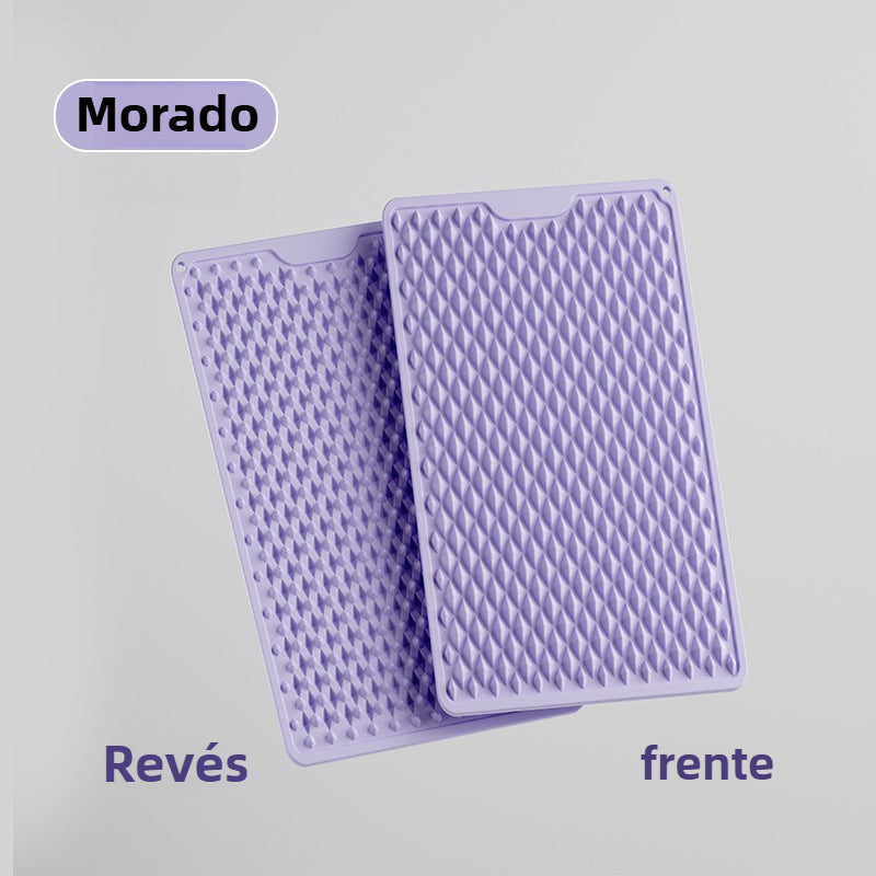 Alfombra de Acupresión Doble Densidad: Plantilla de Silicona para Running y Marcha, Almohadilla de Masaje Gruesa para Pies y Reflexología