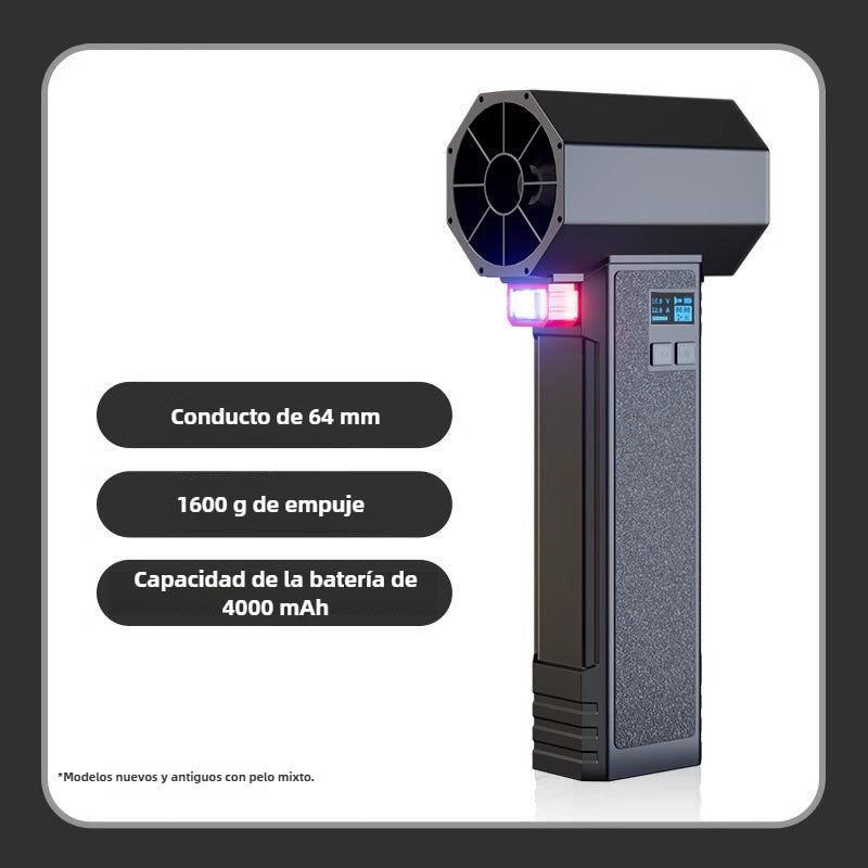 Ventilador Turbo de Alta Velocidad: Turbina Industrial Turbo Fan para Secado, Soplador Profesional de Alta Potencia para Limpieza de Autos