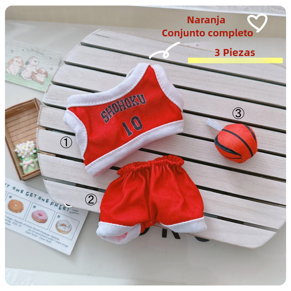 Ropa deportiva para muñecas Labubu de 17 cm – Accesorios para muñecos (muñeca no incluida)