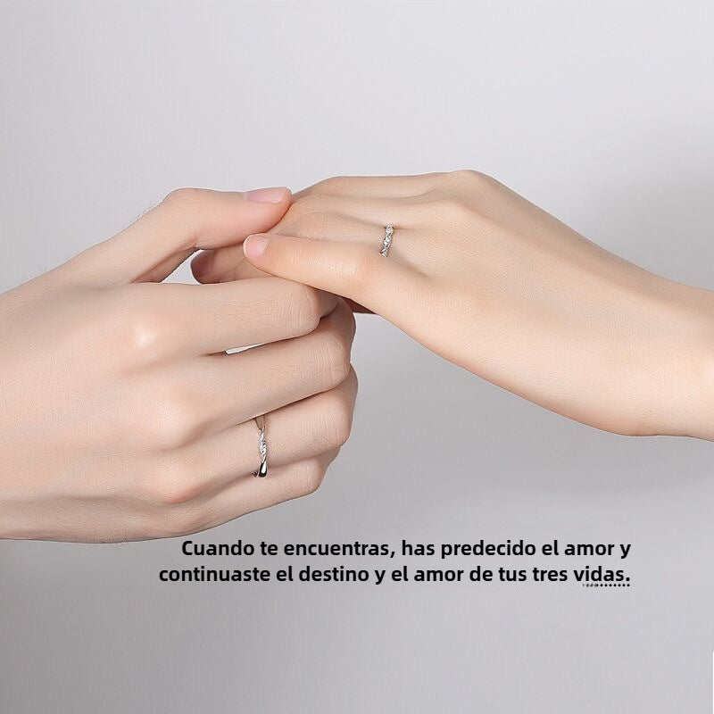 Alianzas de Matrimonio en Plata Pura S999 – Diseño Moderno para Parejas