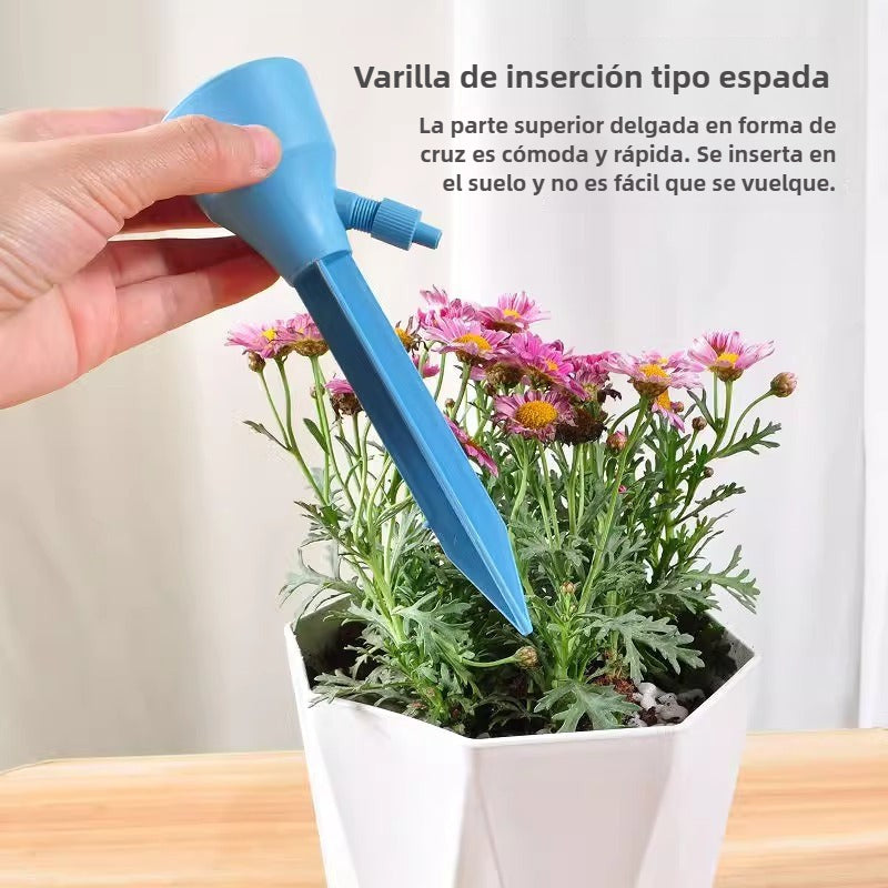 Gotero Automático para Plantas – Ideal para Épocas de Sequía, Viajes o Personas Olvidadizas