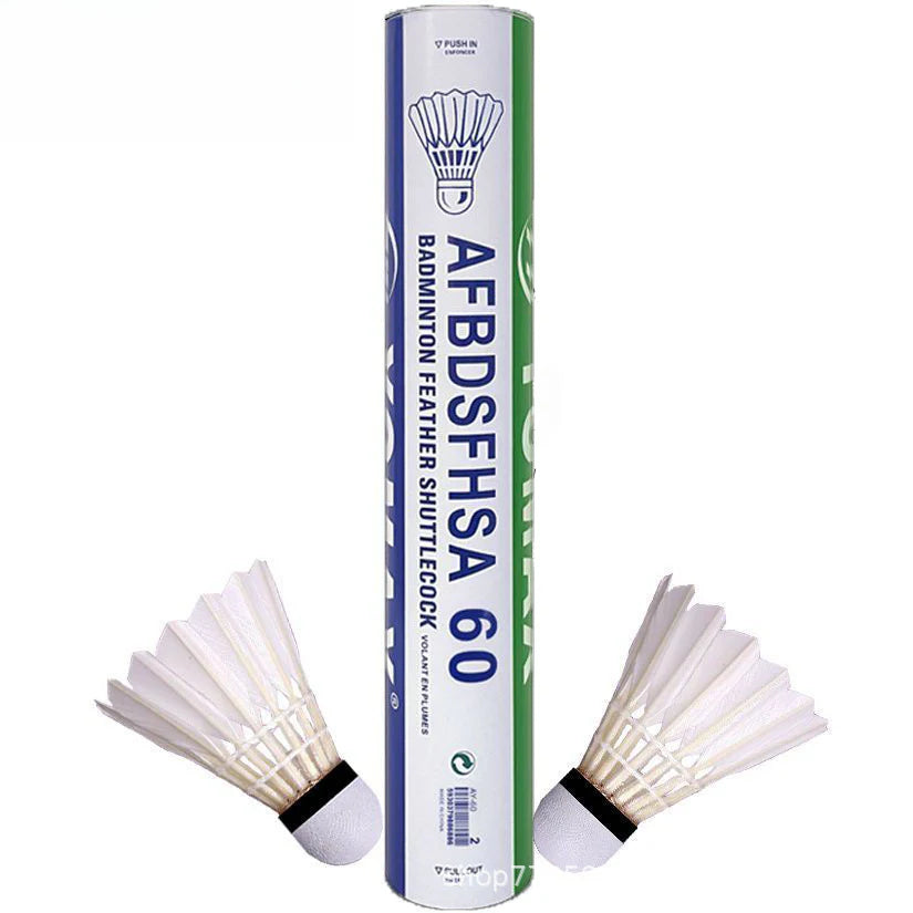 Volantes de bádminton resistentes (12 unidades) – Estables, para entrenamiento y juego recreativo