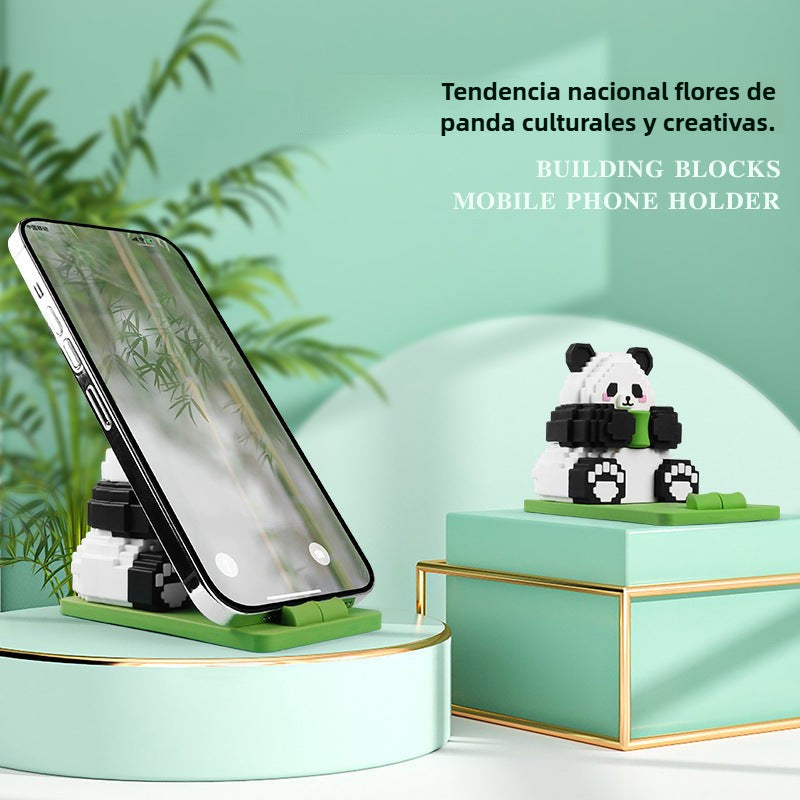 Soporte de Escritorio para Móvil de Panda: Adorable Soporte de Viaje Cultural de Sichuan