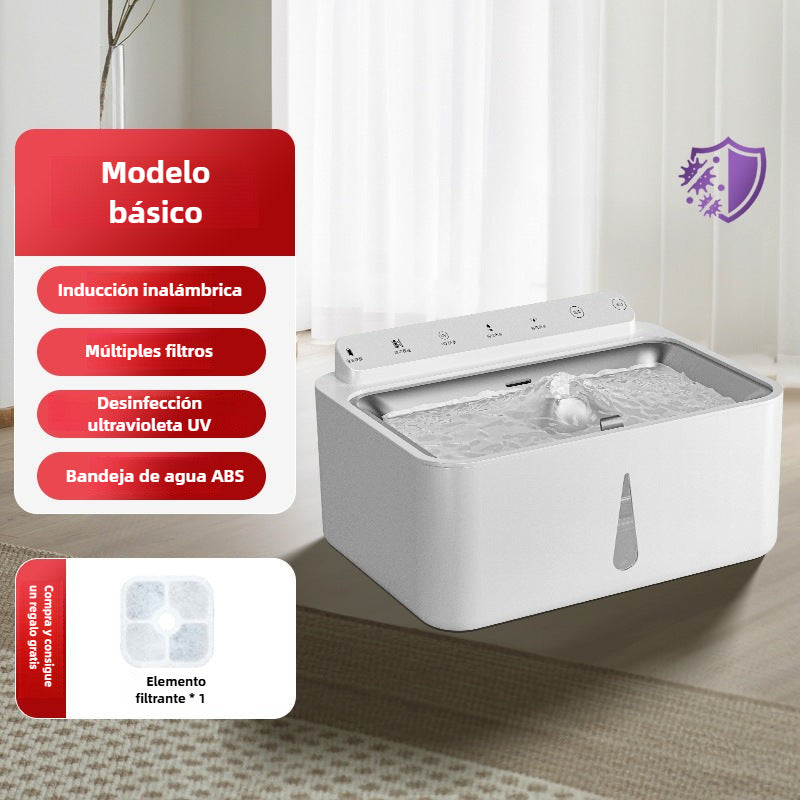 Dispensador de Agua para Mascotas: Calentamiento Constante, Filtración en Circulación, Silencioso, Inteligente