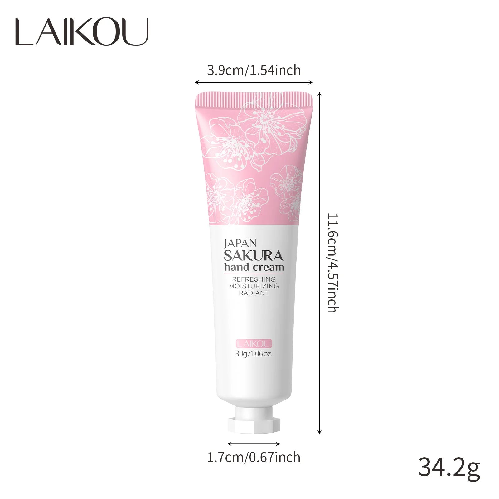 Crema de manos Laikou 30 g con extracto de cereza