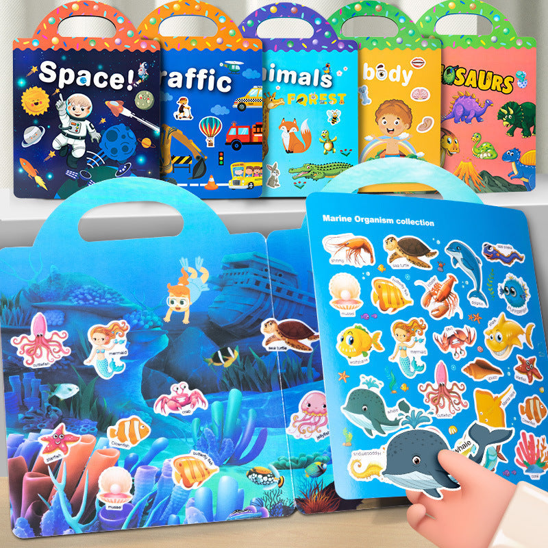 Juego Didáctico de Stickers para Aprender y Jugar