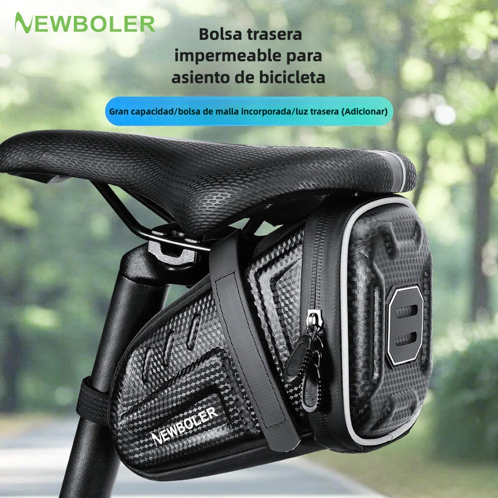 Bolsa de Sillín para Bicicleta: Impermeable, Resistente y de Gran Capacidad