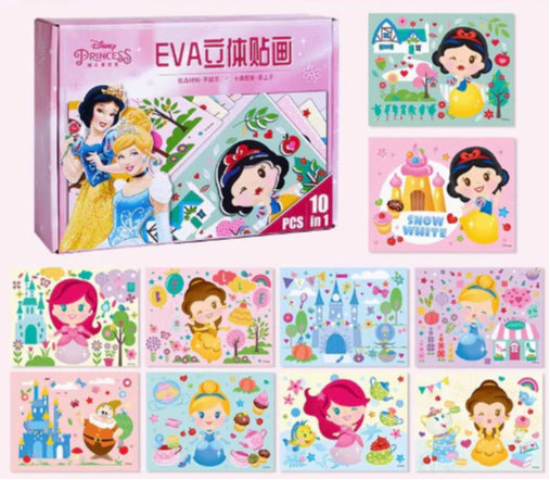 Kit De Manualidades Infantiles Con Pegatinas Educativas