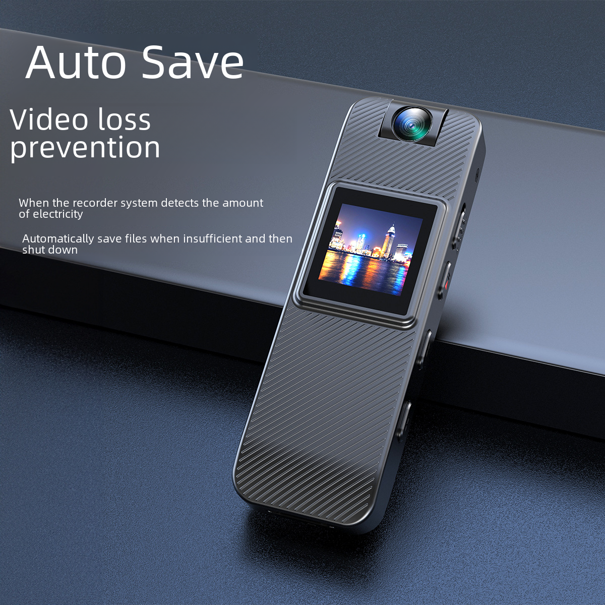 Grabadora de voz con cámara: dispositivo profesional de grabación HD, visión nocturna, ideal para conferencias y actividades al aire libre