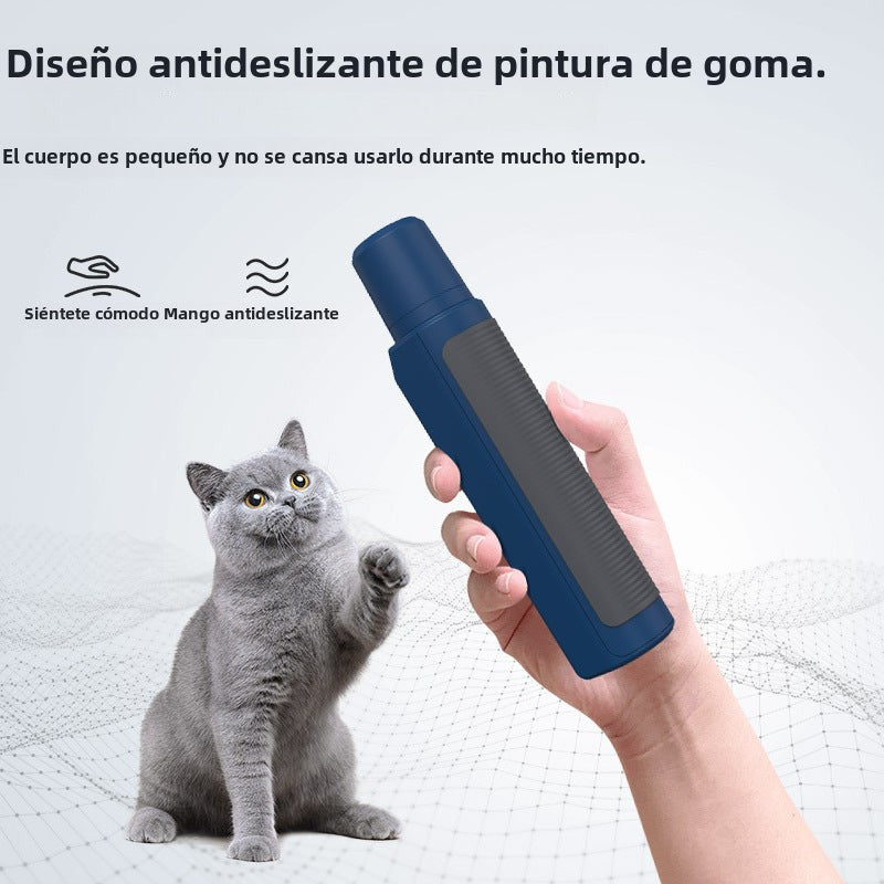 Cortaúñas Eléctrico para Mascotas: Lima de Uñas con Mango Antideslizante, para Perros y Gatos