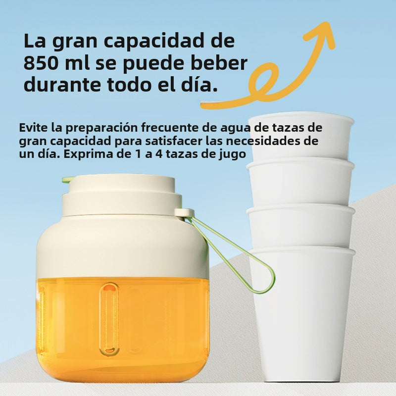 Taza de Jugo TonTon: Zumo de Frutas y Verduras en Botella de Gran Capacidad con 12 Cuchillas y Funciones Múltiples