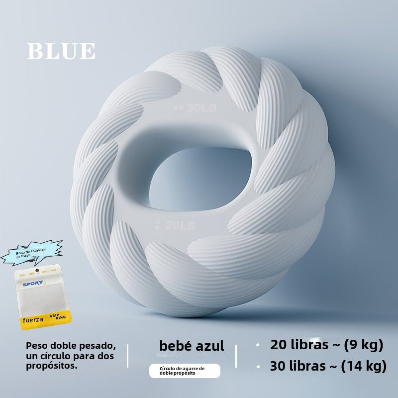 Agarre de Silicona: Anillo de Fuerza Doble para Entrenamiento y Rehabilitación de Dedos