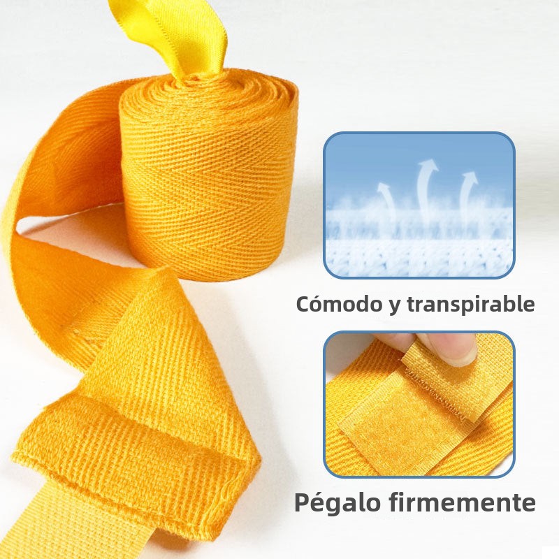 Vendas de Boxeo Profesionales de 2 Metros: Soporte de Mano para Entrenamiento, Absorbente de Sudor, Elásticas de Algodón para Taekwondo, Sanda y Combate