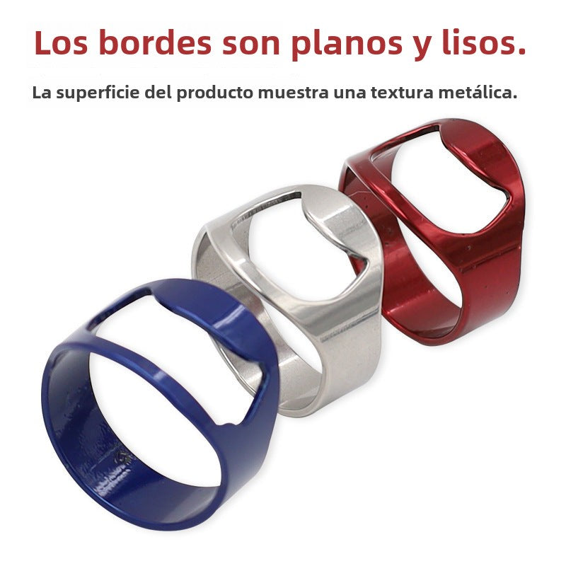 Anillo abridor de Botellas de acero Inoxidable para Bares o Regalo