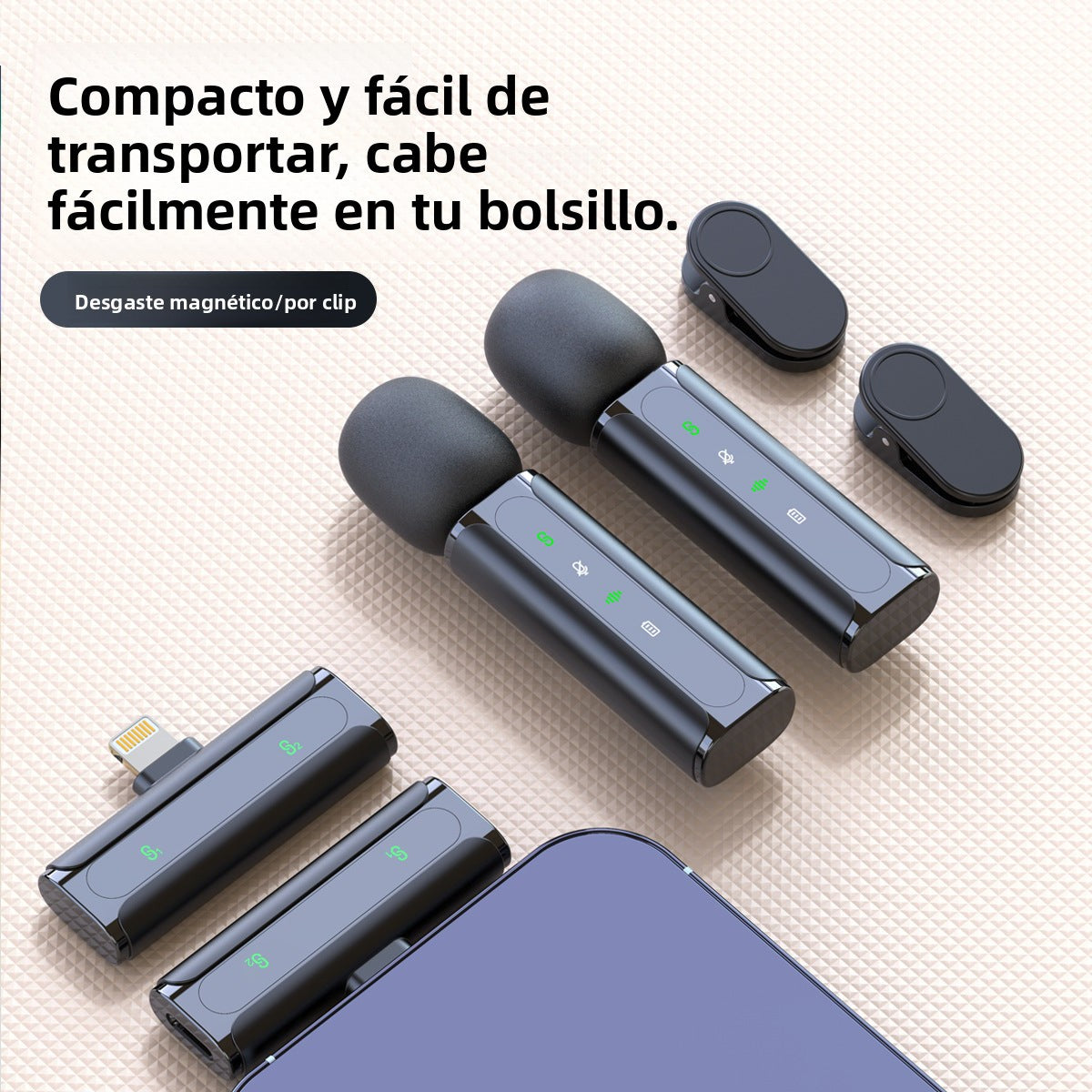 H66 Wireless Lavalier Microphone for Outdoor Live Streaming and Video Recording: Noise Reduction