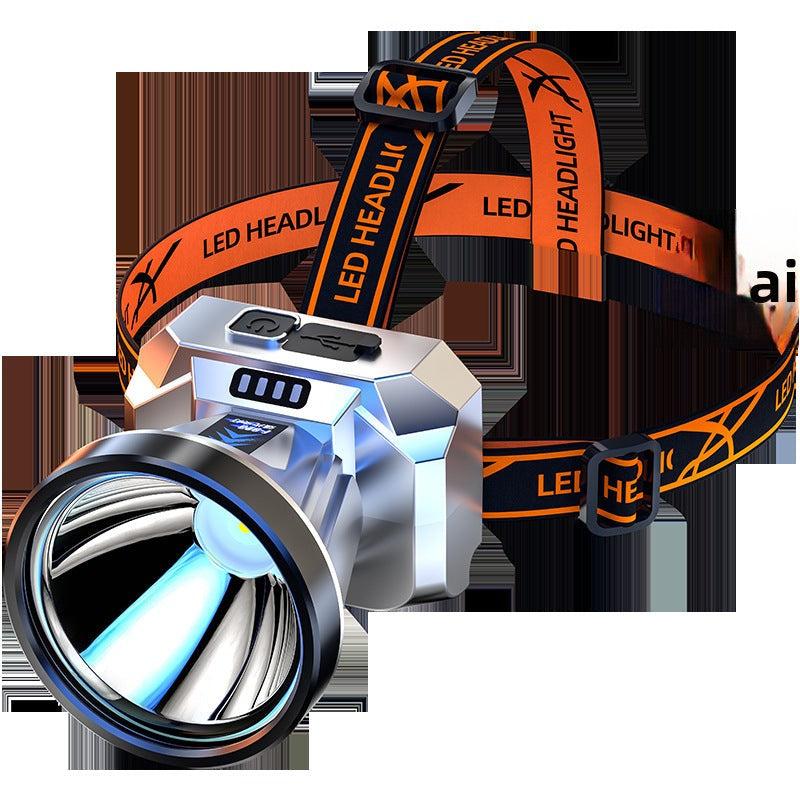 LED Headlamp for Night Fishing: Rechargeable, Camping, Long Battery Life