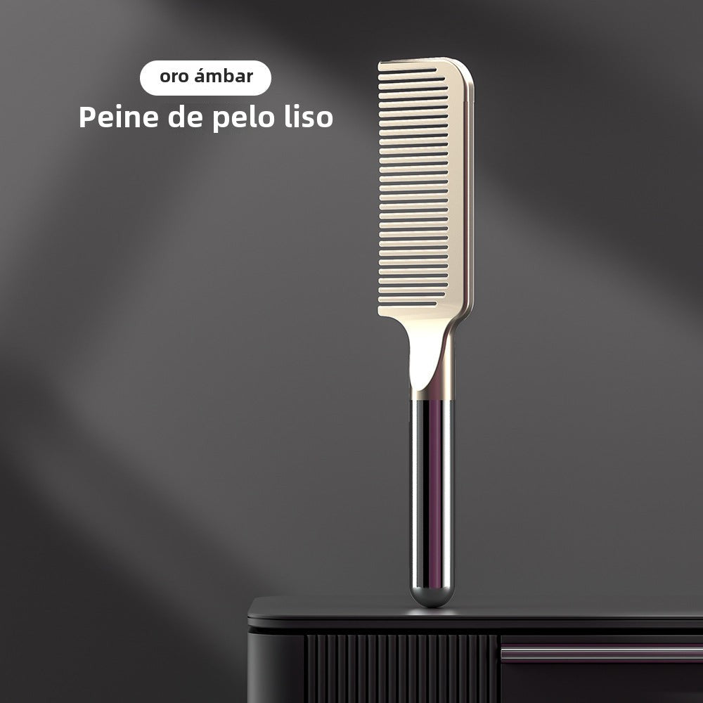 Cepillo de masaje de aire para cabello largo: peinador de acero inoxidable, diseño ergonómico, ideal para crear volumen y estilo
