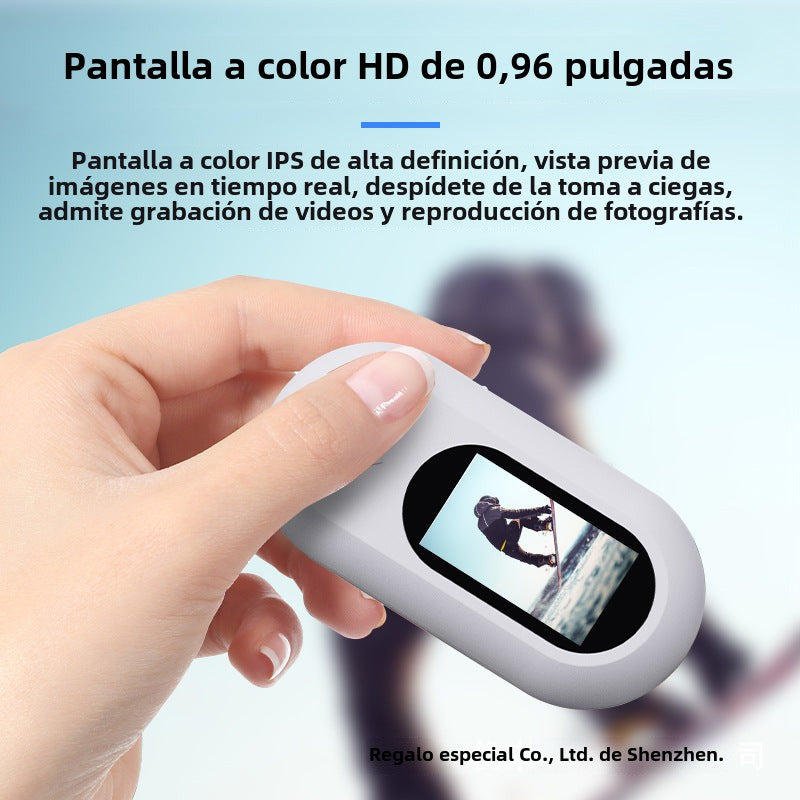 Cámara Deportiva 1080P: Portátil, Ideal para Mascotas y Actividades al Aire Libre