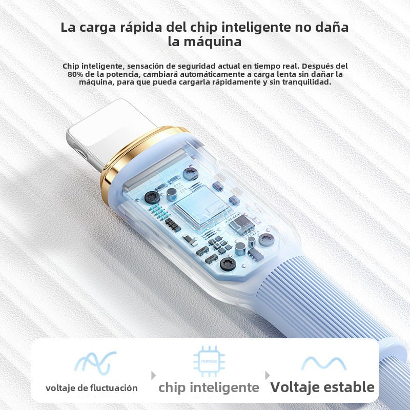 Cable de carga rápida PD de 27 W para puerto Lightning de iPhone